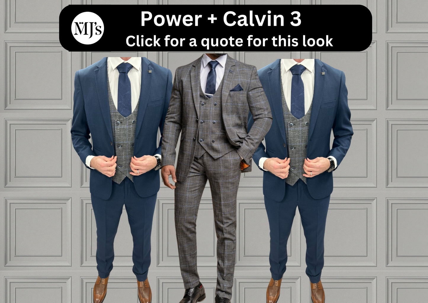 Dalton Grey + Calvin Navy Hire Wedding Quotation 3
