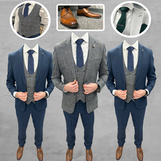 Dalton Grey + Calvin Navy Hire Wedding Quotation 2