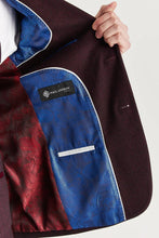 Load image into Gallery viewer, Regent Wine 3 Piece Suit

