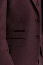 Load image into Gallery viewer, Regent Wine 3 Piece Suit
