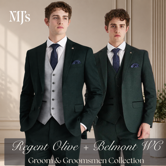 Regent Olive with Belmont Silver Wedding Quotation