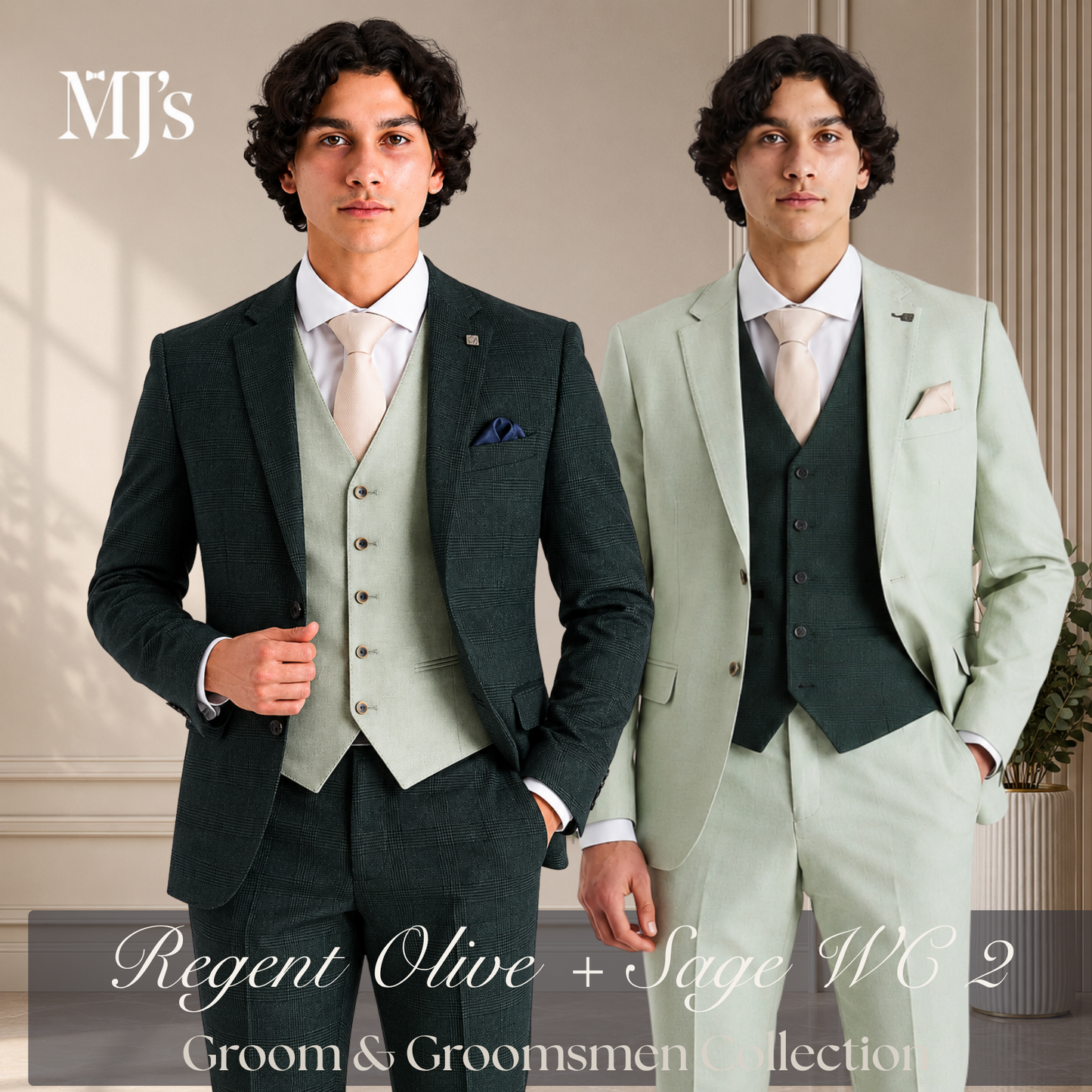 Regent Olive with Belmont Sage Wedding Quotation 2