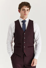 Load image into Gallery viewer, Mayfair Navy Jacket &amp; Trouser with Regent Wine waistcoat + Mayfair Navy Wedding Quotation (Copy)

