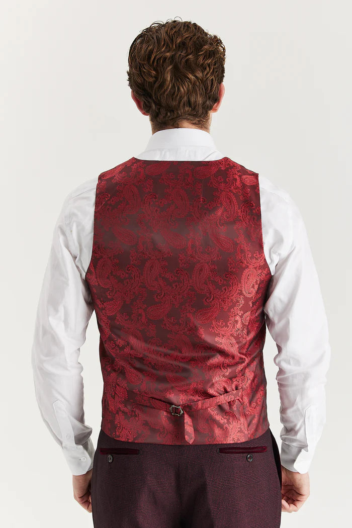 Mayfair Navy Jacket & Trouser with Regent Wine waistcoat + Mayfair Navy Wedding Quotation (Copy)