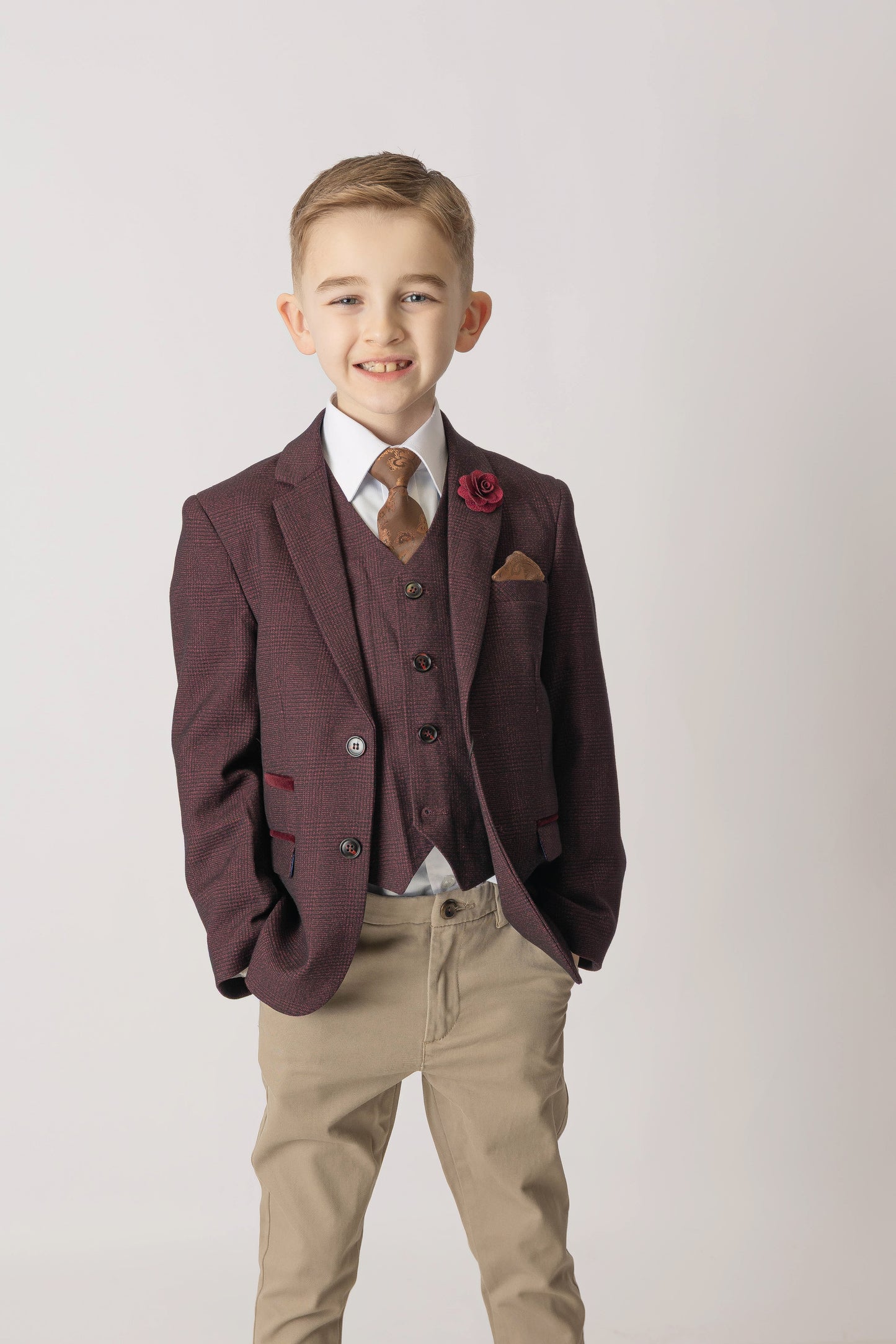 Regent Wine with navy chino