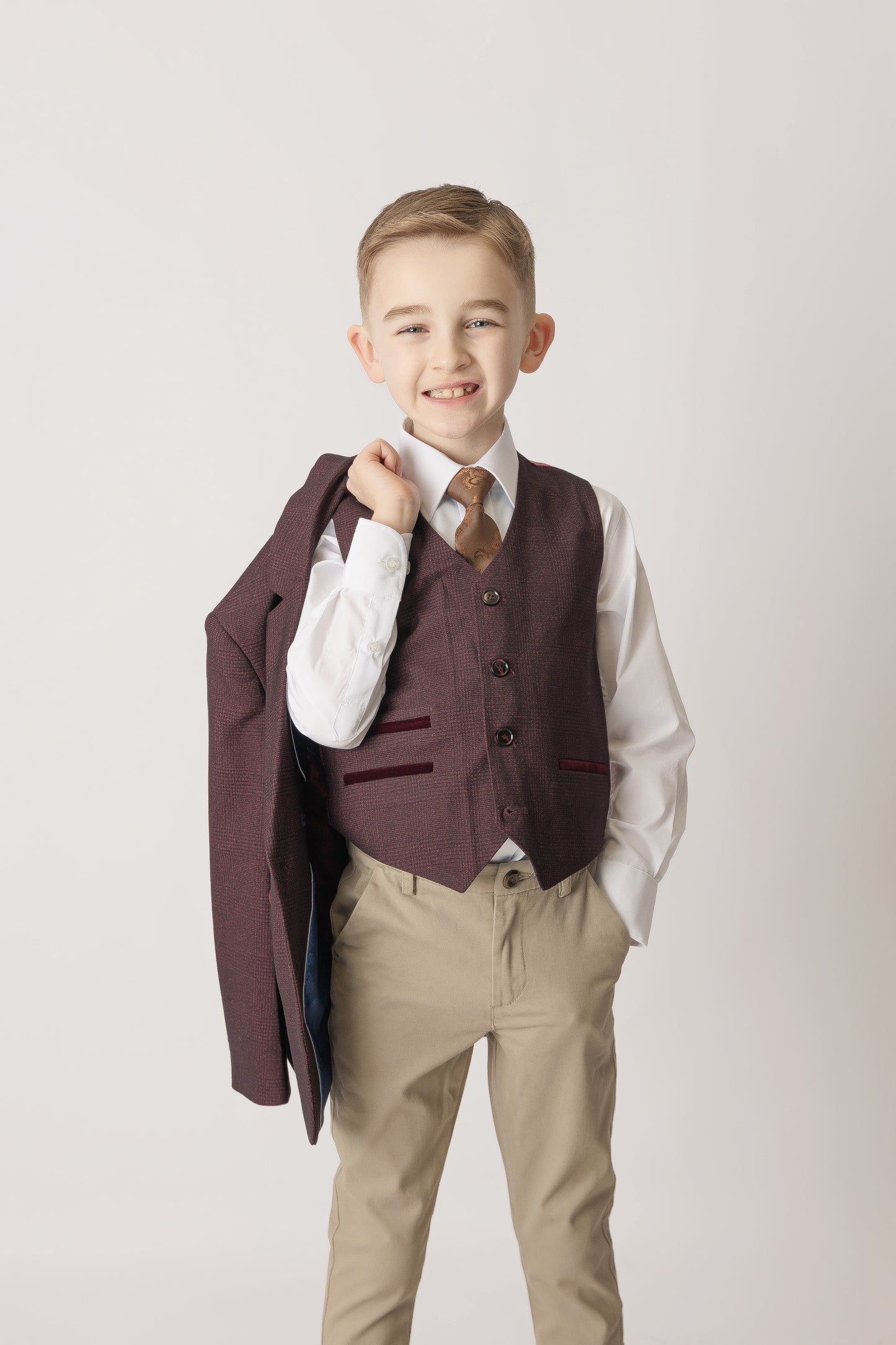 Regent Wine with navy chino