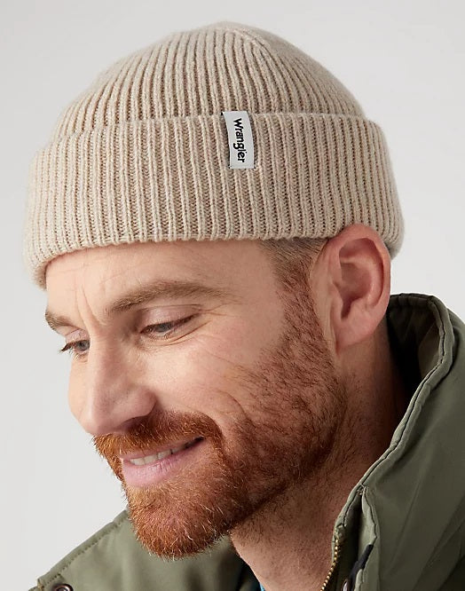 Wrangler Sign off Beanie in Rainy Day