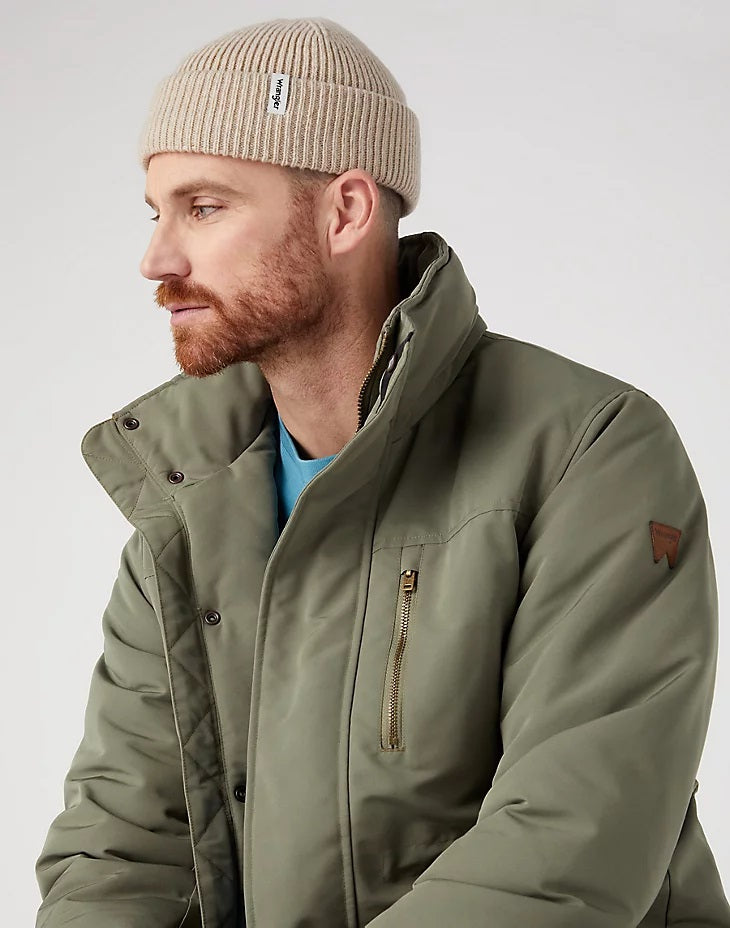 Wrangler Sign off Beanie in Rainy Day