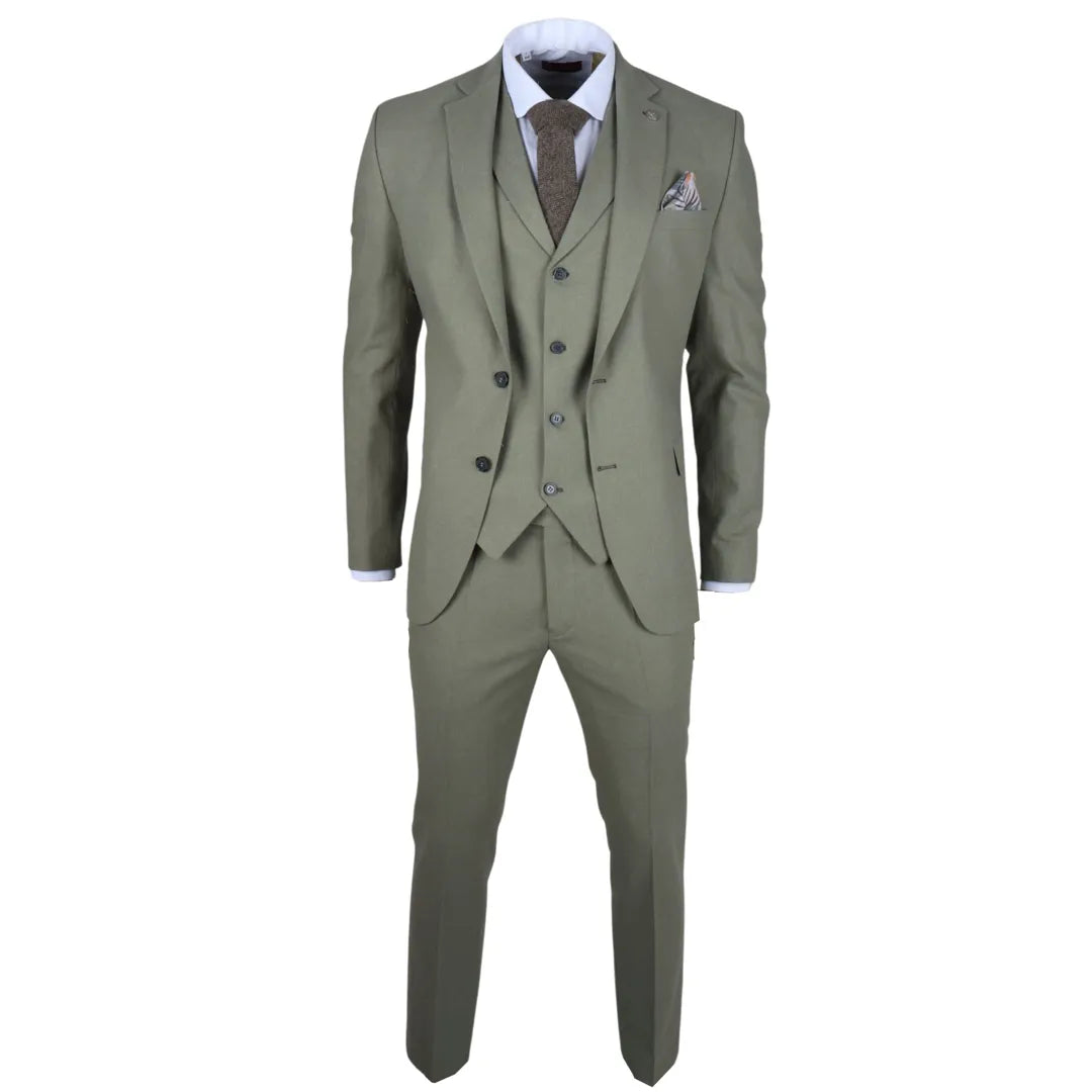 Patrick Sage Linen suit for hire
