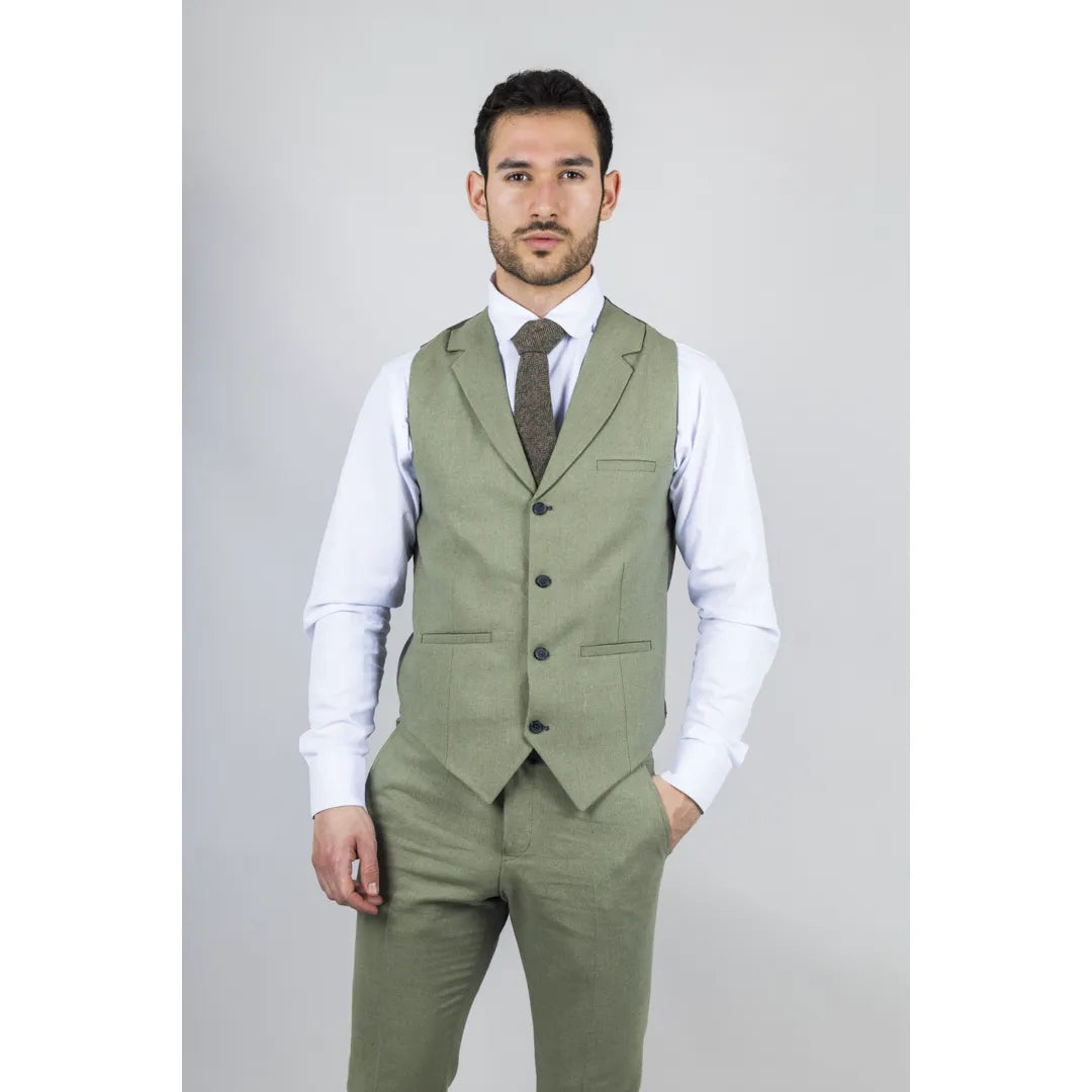 Patrick Sage Linen suit for hire