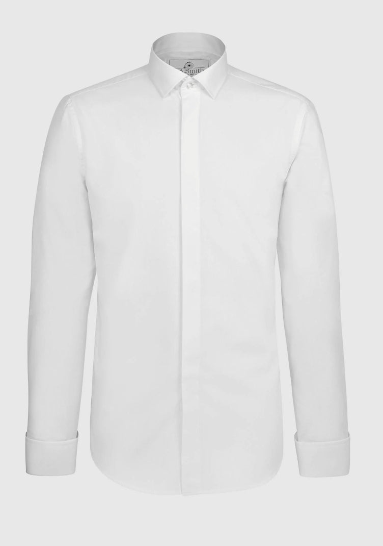Boy's formal long sleeve white shirt