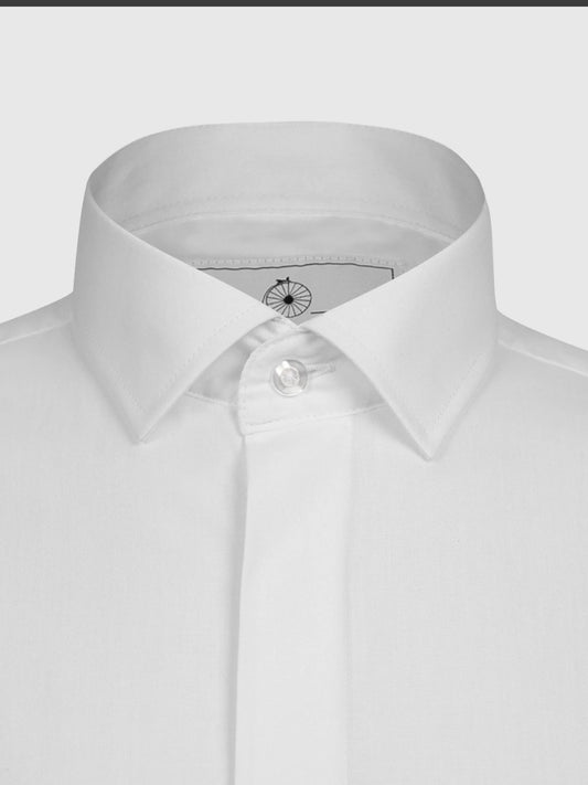 Boy's formal long sleeve white shirt