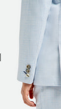 Load image into Gallery viewer, Boy&#39;s Tropaz Sky Blue 3 Piece Suit with navy trousers
