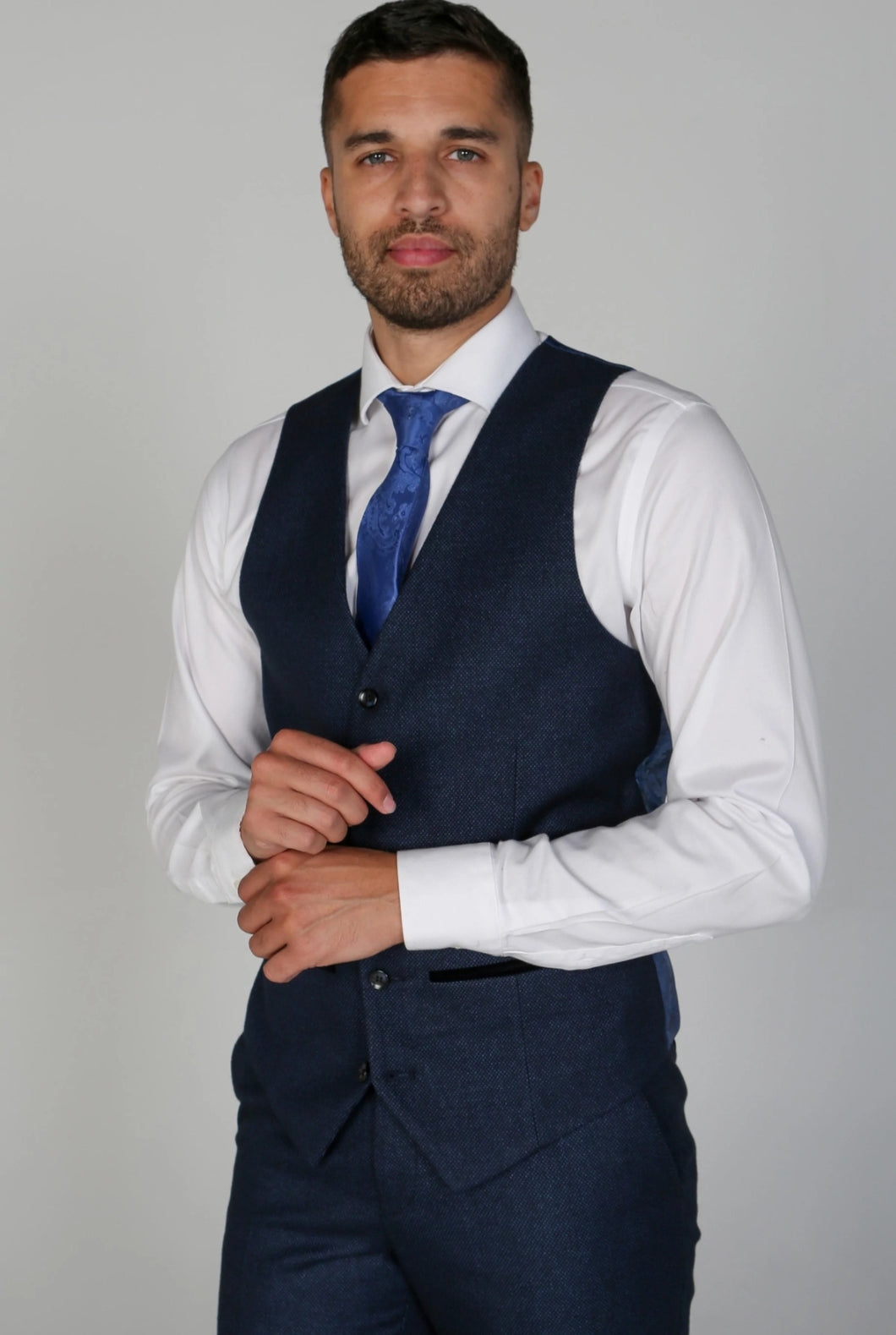Arthur Navy Waistcoat