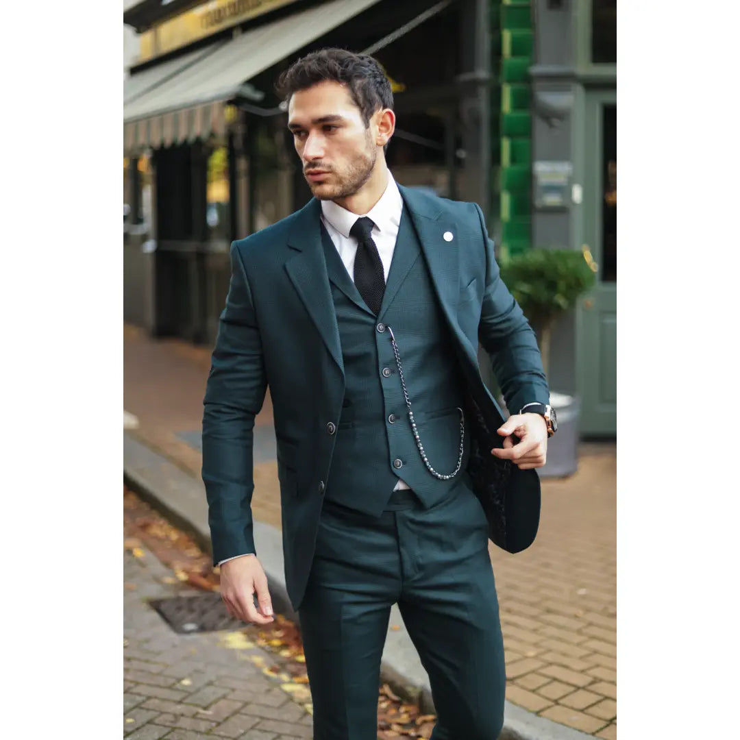 MJ's Olive 3 Piece Suit For Hire