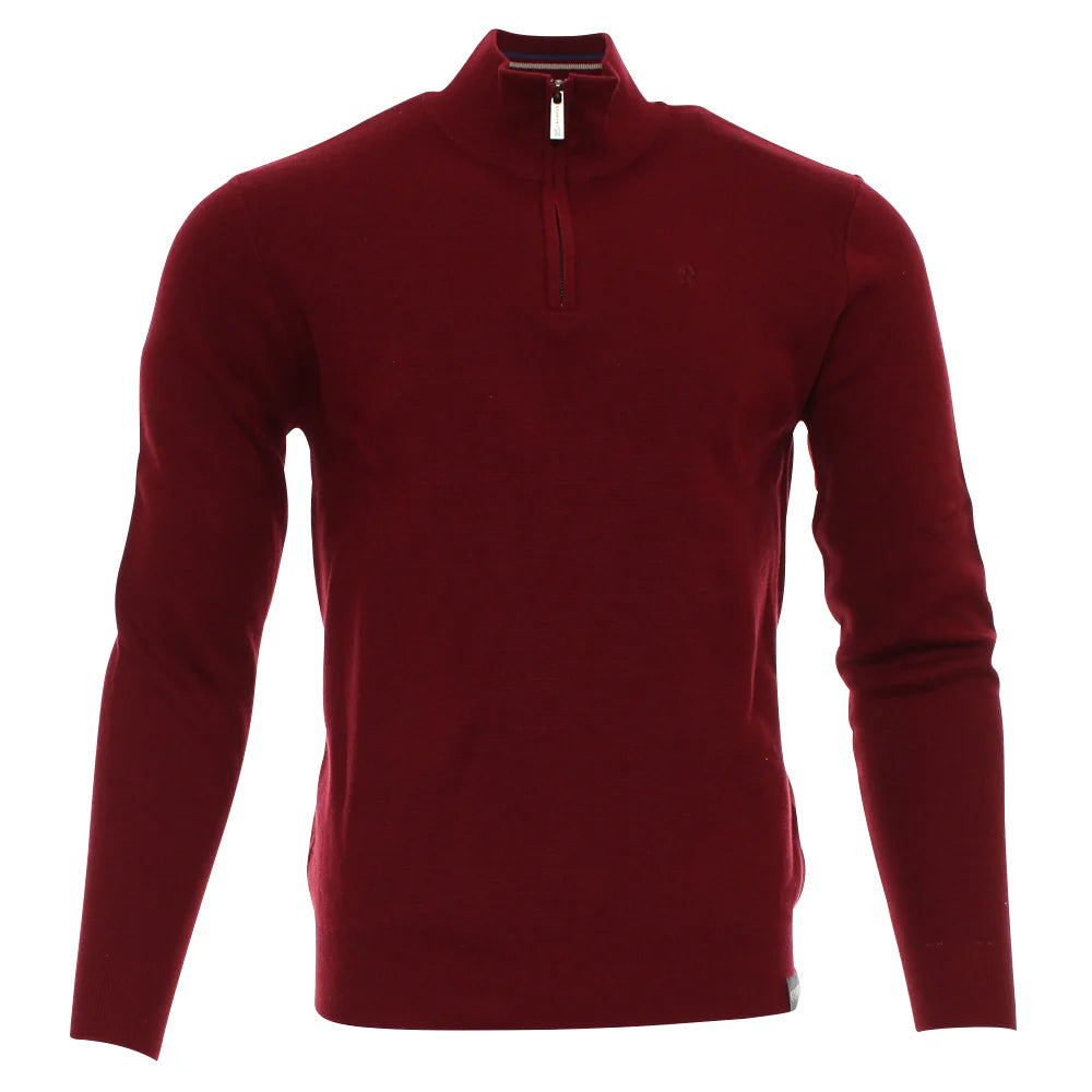 Ultan Half Zip Ruby