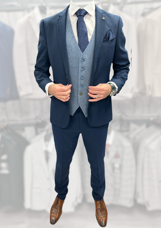 MJ's Blue Tweed + Calvin Navy Wedding Quotation 2