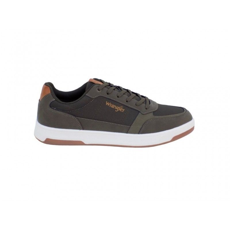 Woody Low Dress Olive Casual Trainer