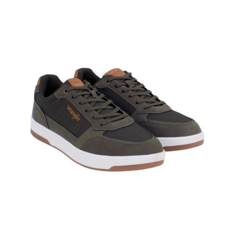 Woody Low Dress Olive Casual Trainer