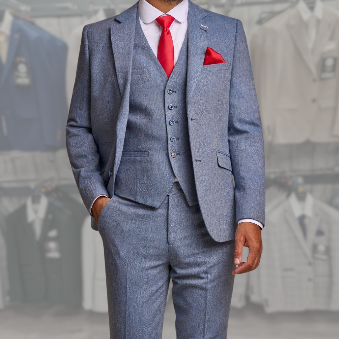 MJ's Blue Tweed + Calvin Navy Wedding Quotation 4