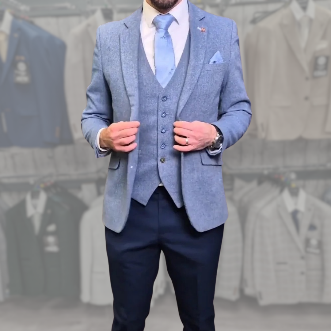 MJ's Blue Tweed+ Calvin Navy Wedding Quotation 3