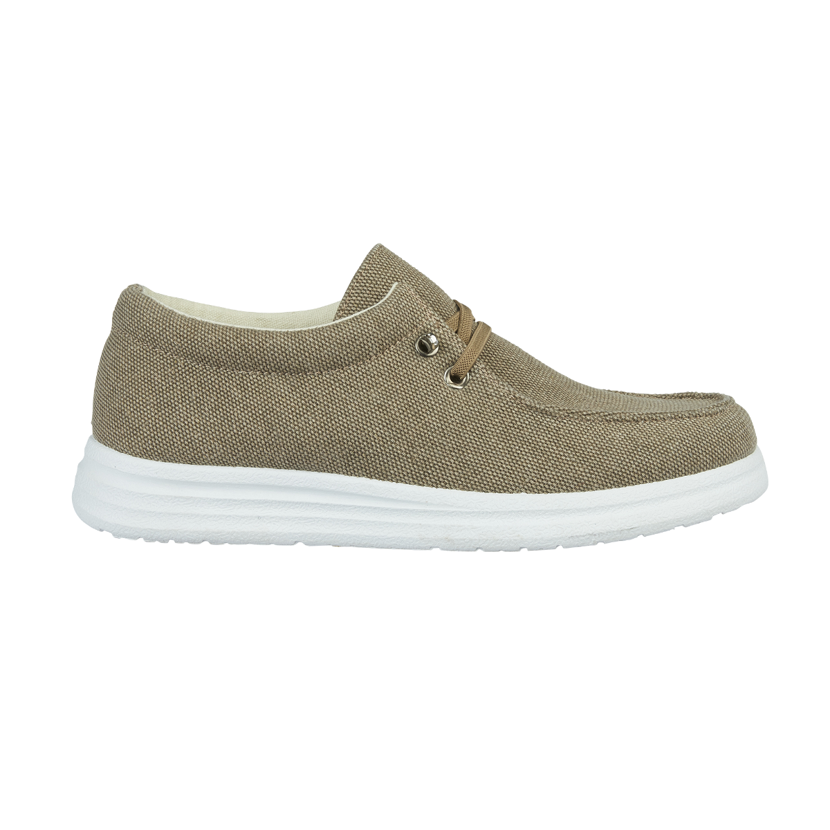 Alberto Beige Casual Canvas Trainer