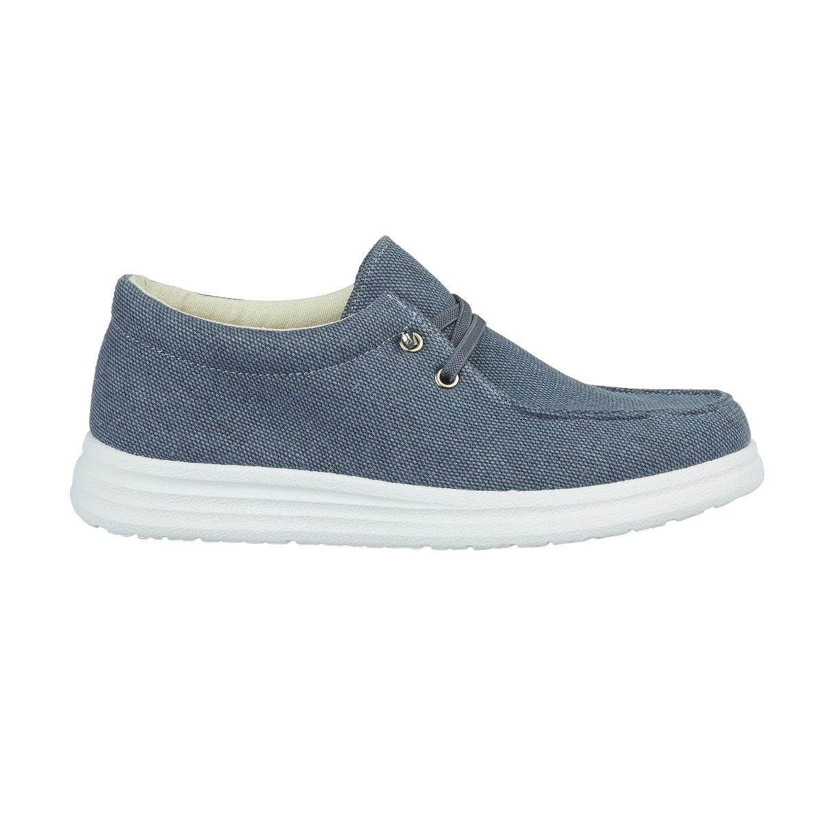Alberto Blue Casual Canvas Trainer