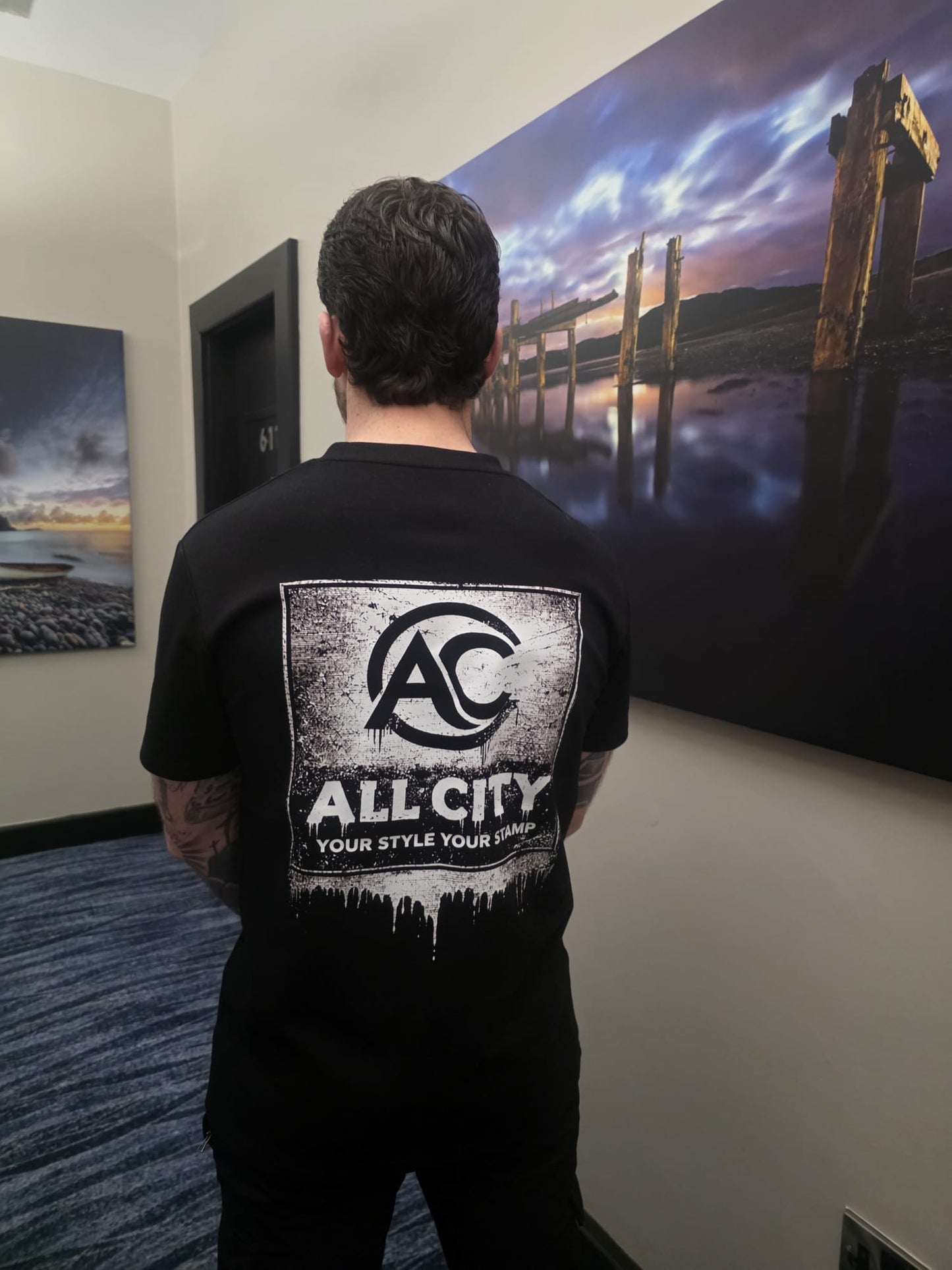 Allcity Signature Black Tee