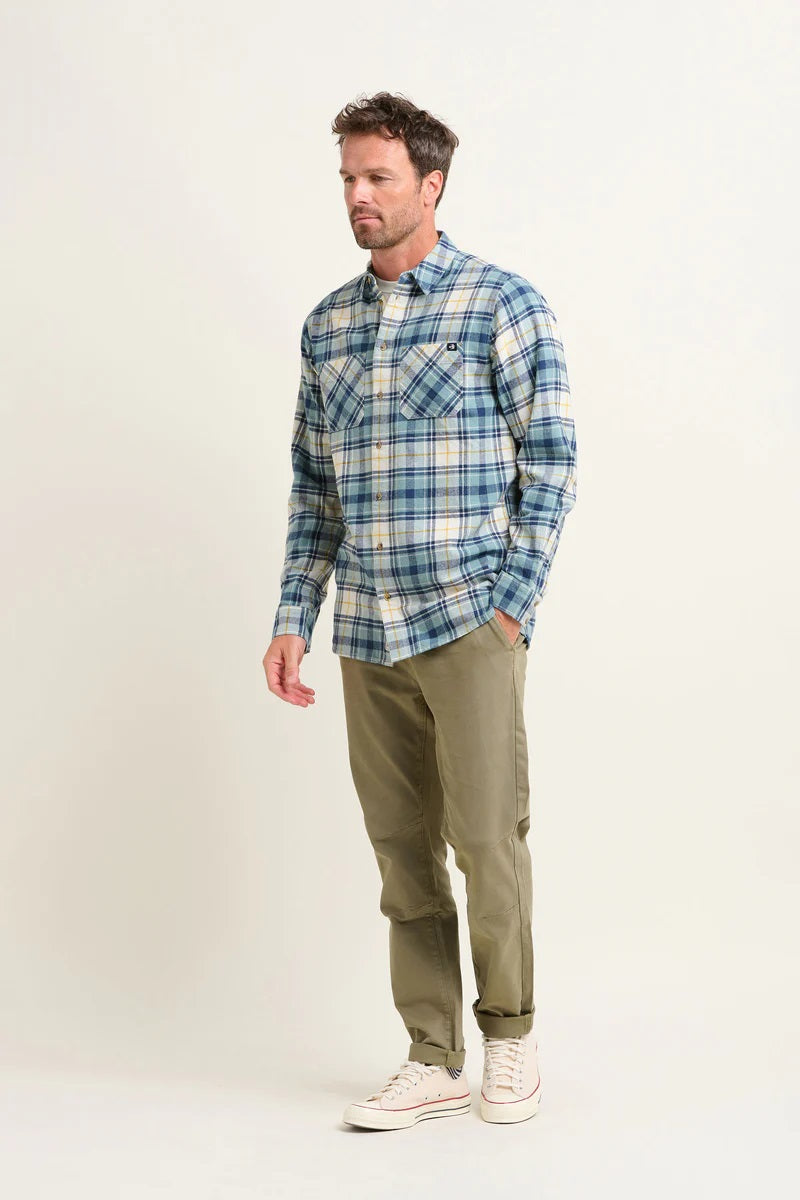 Brakeburn Blue Checked Shirt