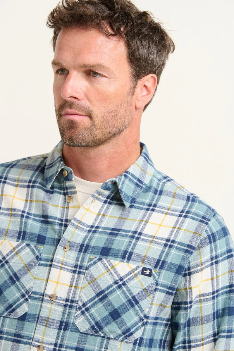 Brakeburn Blue Checked Shirt