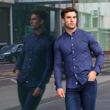 Load image into Gallery viewer, Cameron Navy Shirt
