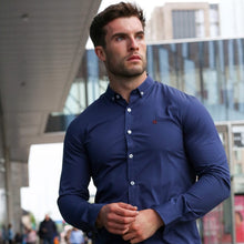 Load image into Gallery viewer, Cameron Navy Shirt
