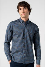 Load image into Gallery viewer, Dario Beltrán Men’s Navy Printed Shirt Comoa
