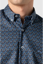 Load image into Gallery viewer, Dario Beltrán Men’s Navy Printed Shirt Comoa
