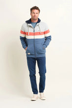 Load image into Gallery viewer, Colour Block Zip Through Hoody
