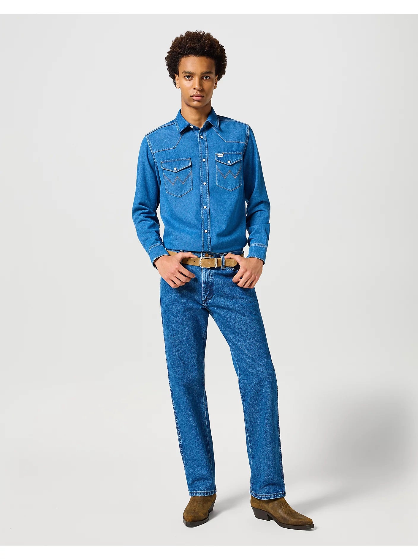 Wrangler Cowboy Cut Bootcut Stonewash