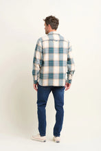 Load image into Gallery viewer, CREAM BLANKET CHECK SHIRT
