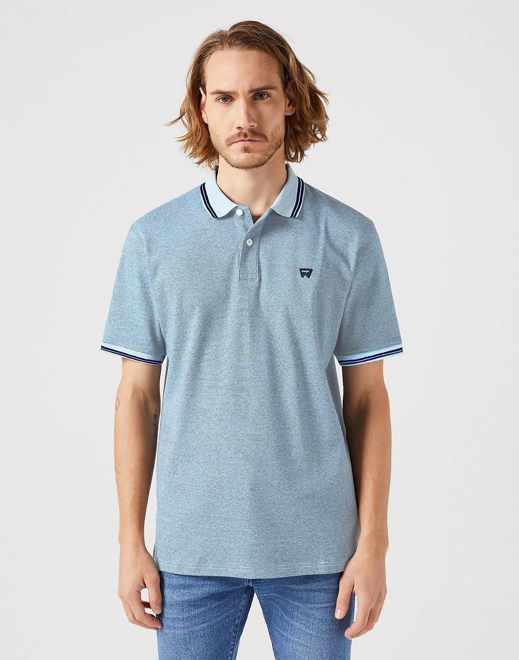 Wrangler Polo Shirt Dream Blue