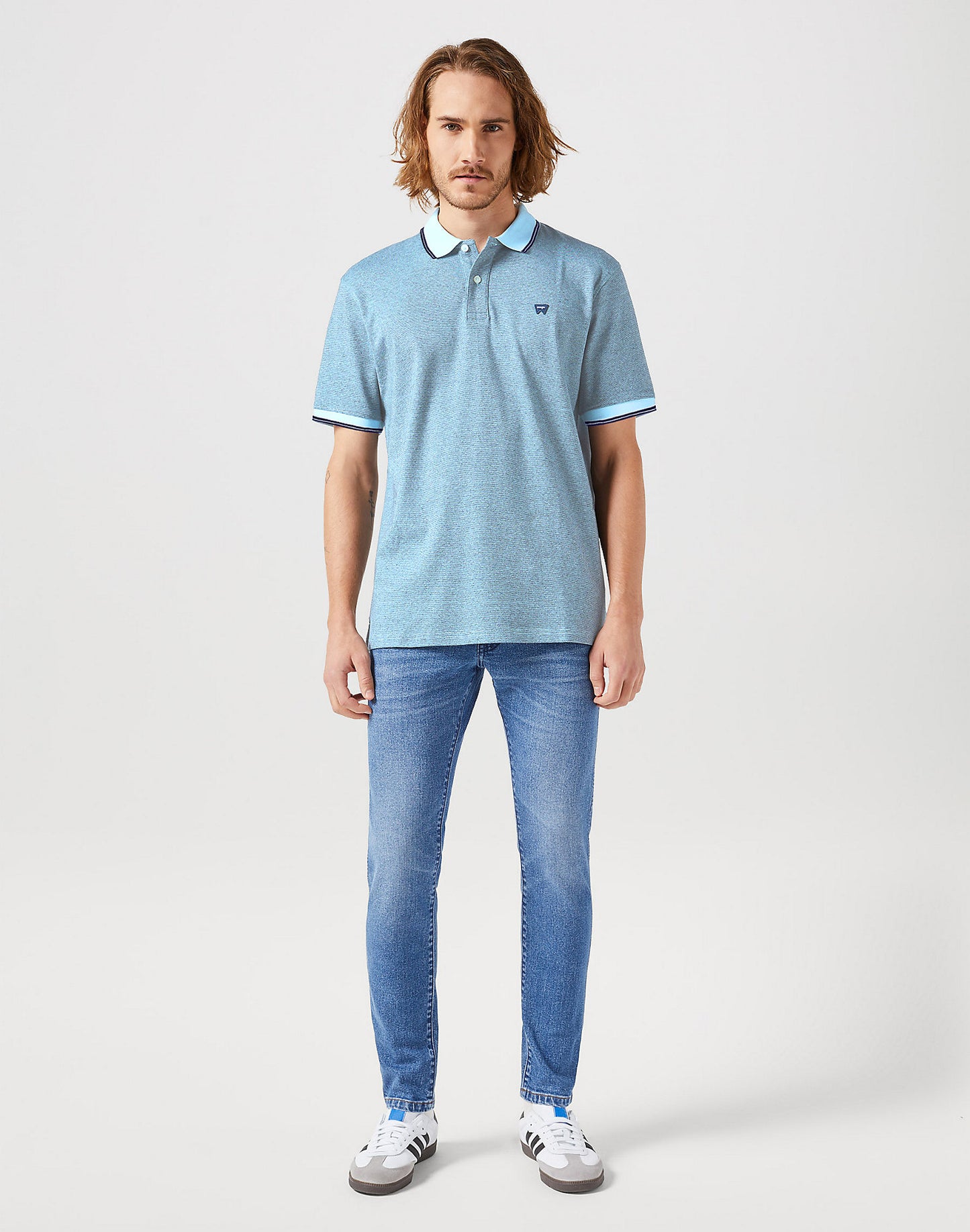 Wrangler Polo Shirt Dream Blue