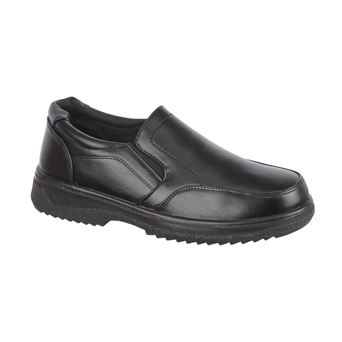 Graham Black Broad Fitting Shoe