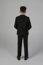 Load image into Gallery viewer, Harry Black Boys 3 Piece Suit
