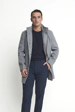 Load image into Gallery viewer, Harry Funnel Neck Coat in Grey
