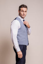 Load image into Gallery viewer, Baresi 3 Piece Suit With Navy Trouser
