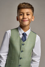 Load image into Gallery viewer, Boy&#39;s Caridi Sage Green 3 Piece Suit
