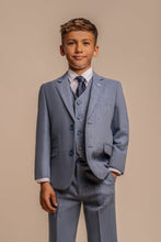 Load image into Gallery viewer, Wells Blue Boys 3 Piece Suit
