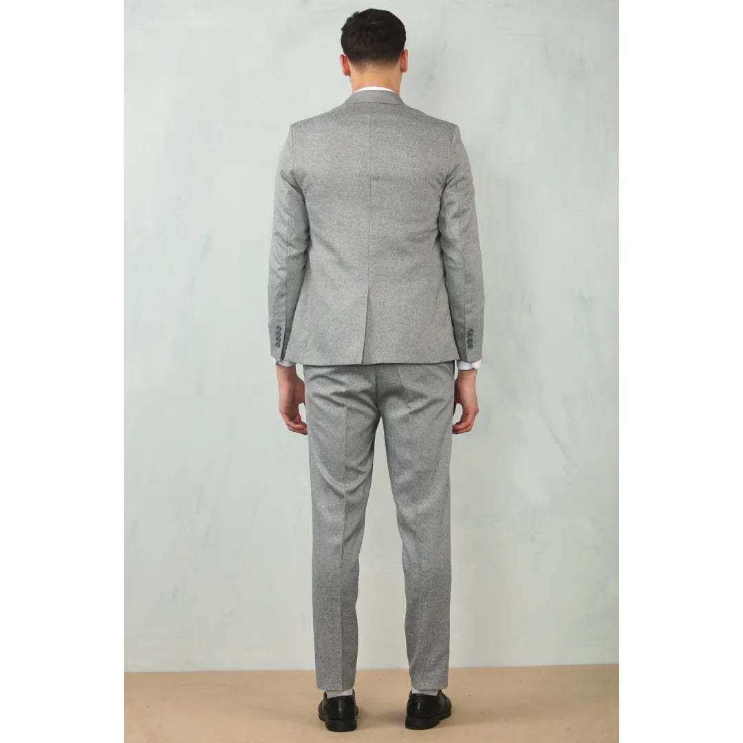 Martin Grey Tweed 3 Piece Suit