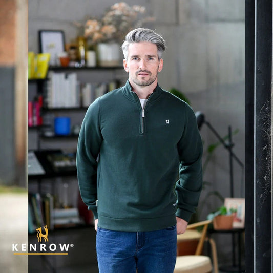 Jason Half Zip Olive
