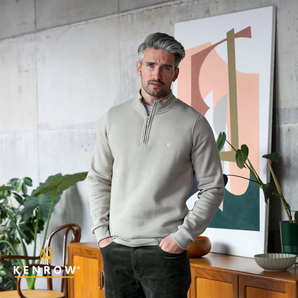 Jason Half Zip Sand