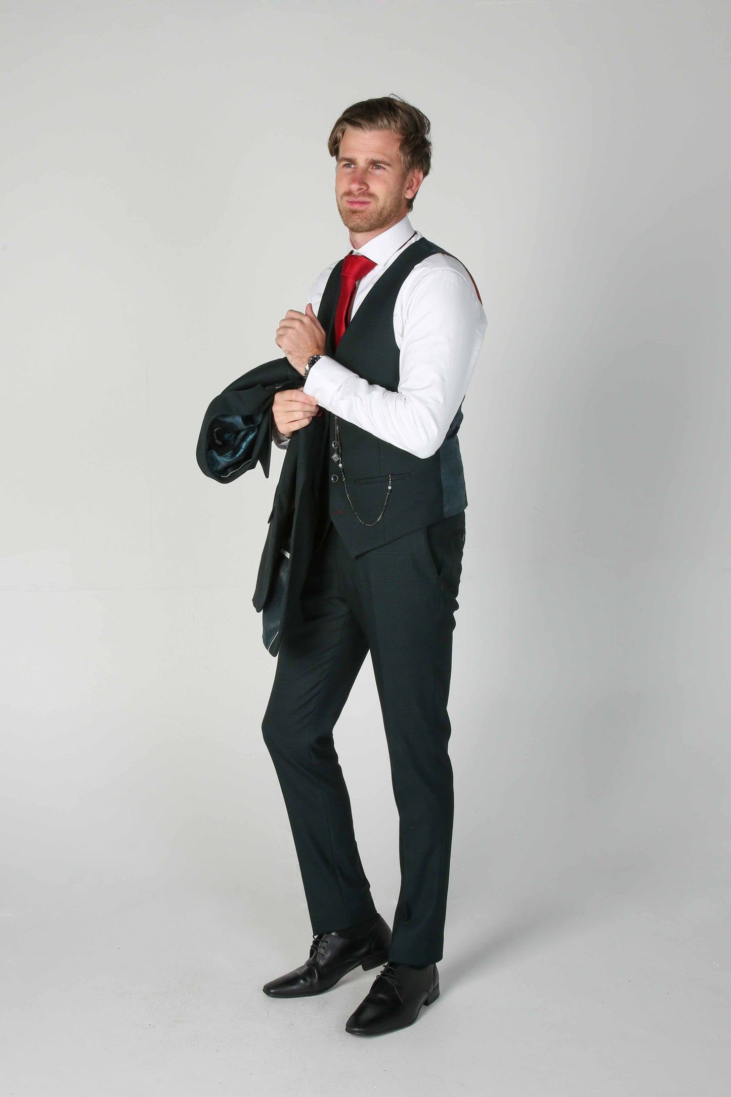 Jasper Green 3 Piece Suit