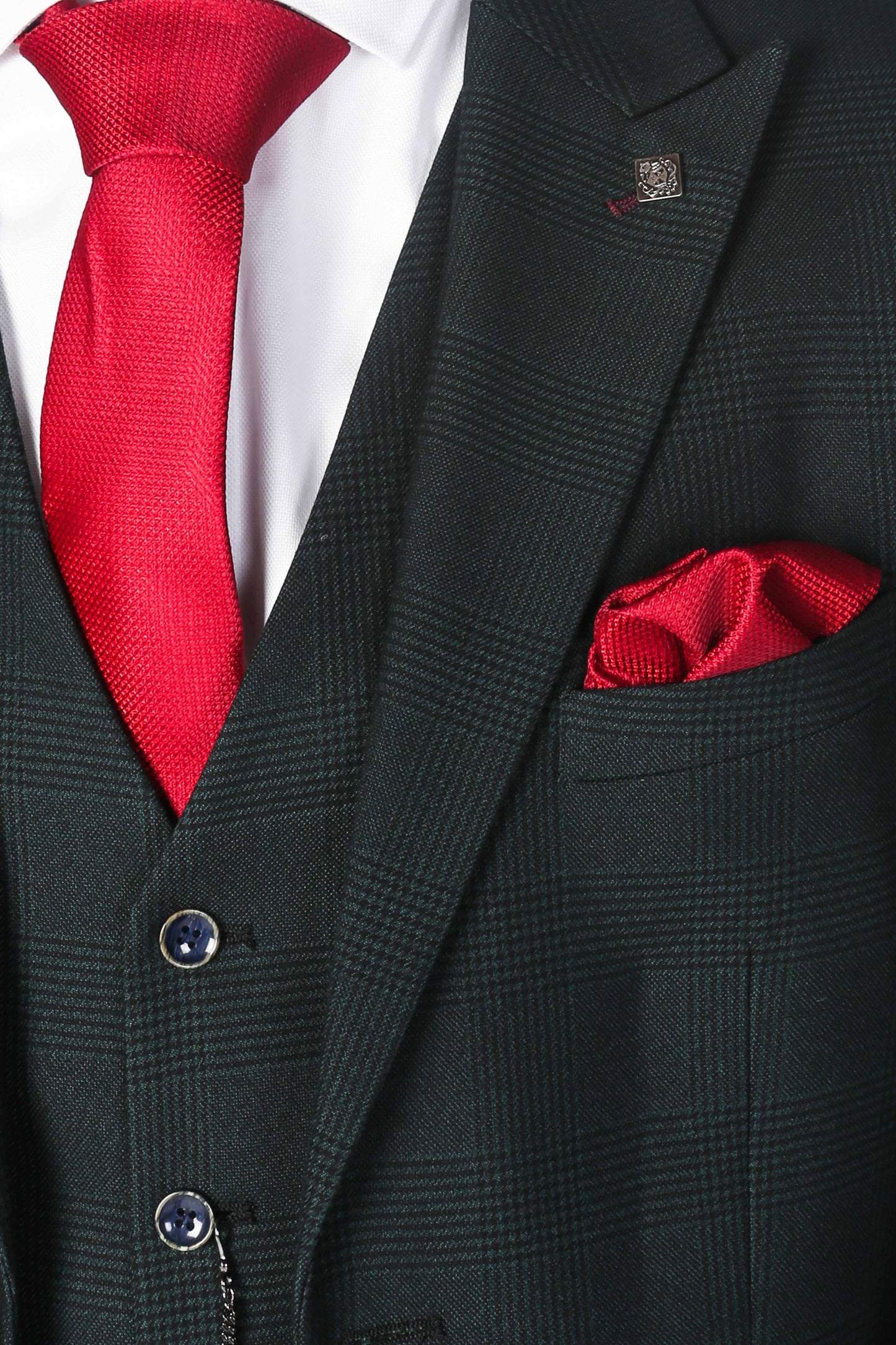 Jasper Green 3 Piece Suit